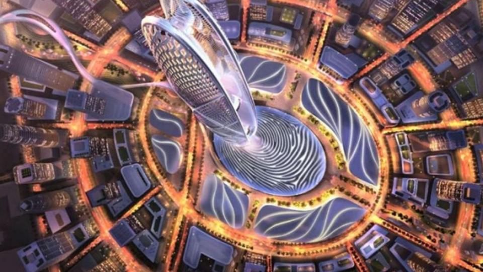Уникално! Вижте небостъргача, чиято основа ще бъде с формата на отпечатъка на емира на Дубай (ВИДЕО)