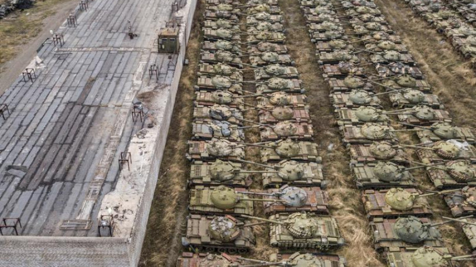 Удивителна гледка: Вижте танковата гробница на СССР