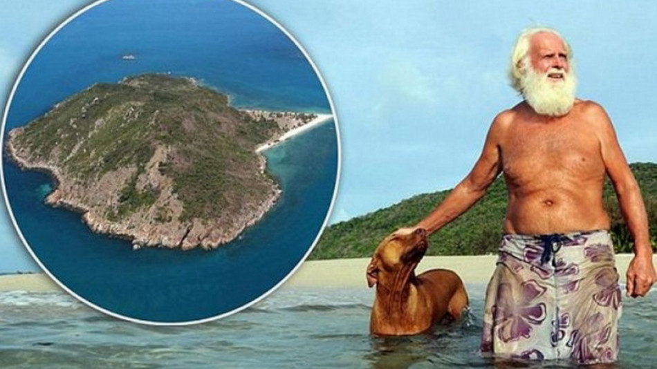 Той напусна работата си и купи остров за 13 000 долара, превръщайки го в рай, където живее сам от 50 години