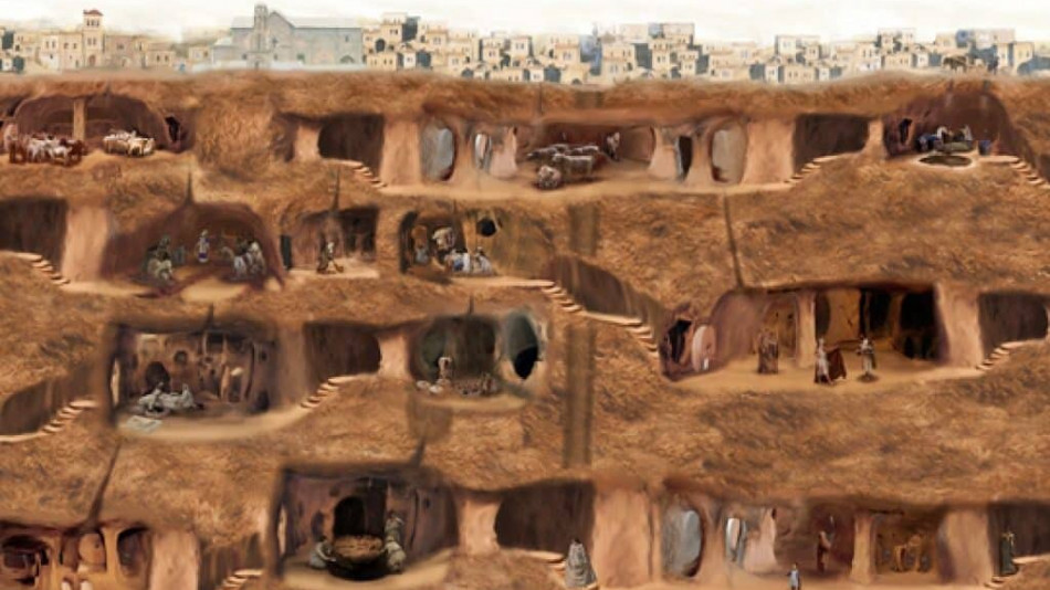 Деринкую - тайният подземен град, построен от извънземни СНИМКИ