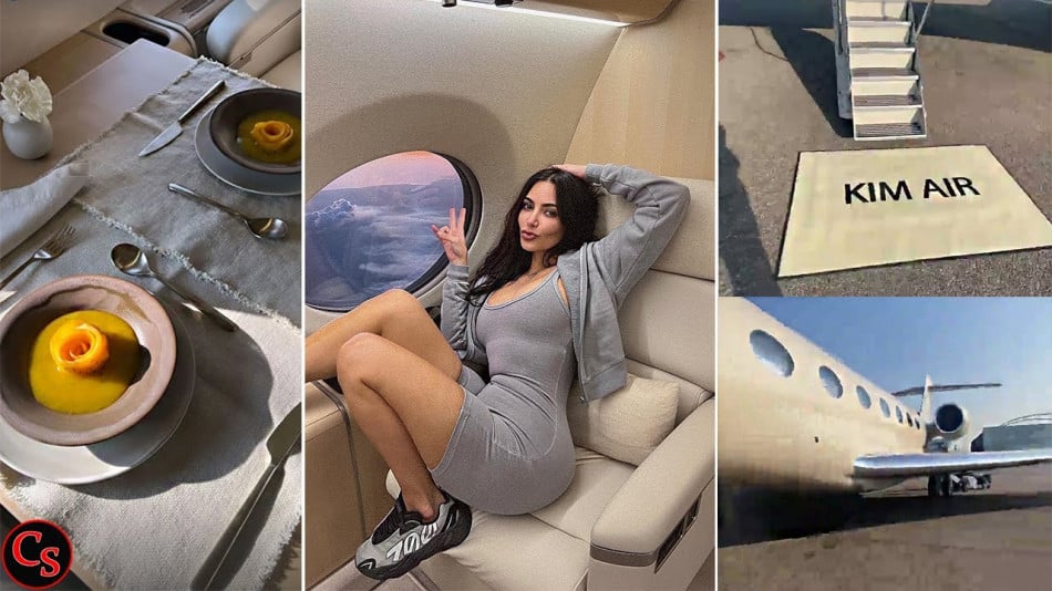 Не дишайте и не пипайте нищо: Строгите правила, които трябва да се спазват в частния самолет на Ким Кардашиян!